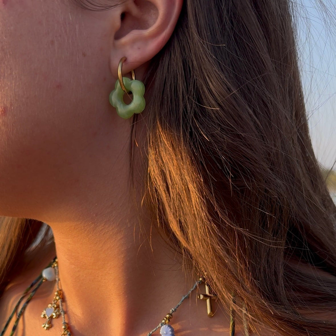 Boucle d'oreille Floréa